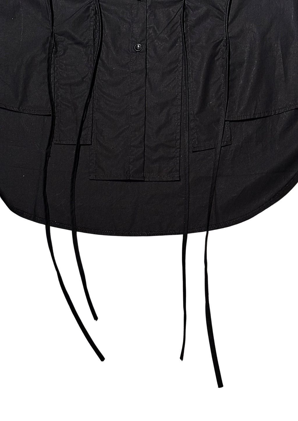 Yohji Yamamoto inspired layered button up