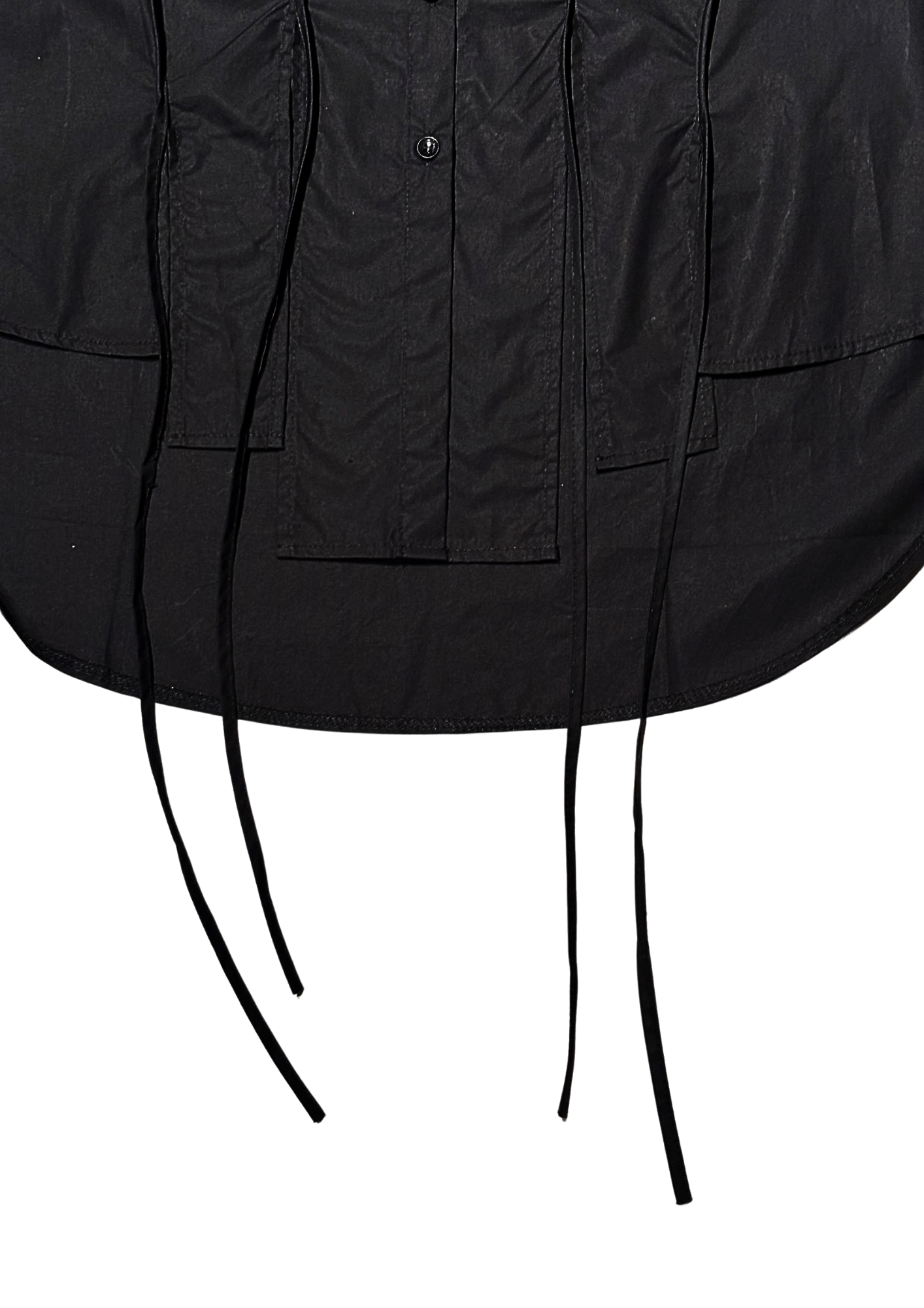 Yohji Yamamoto inspired layered button up