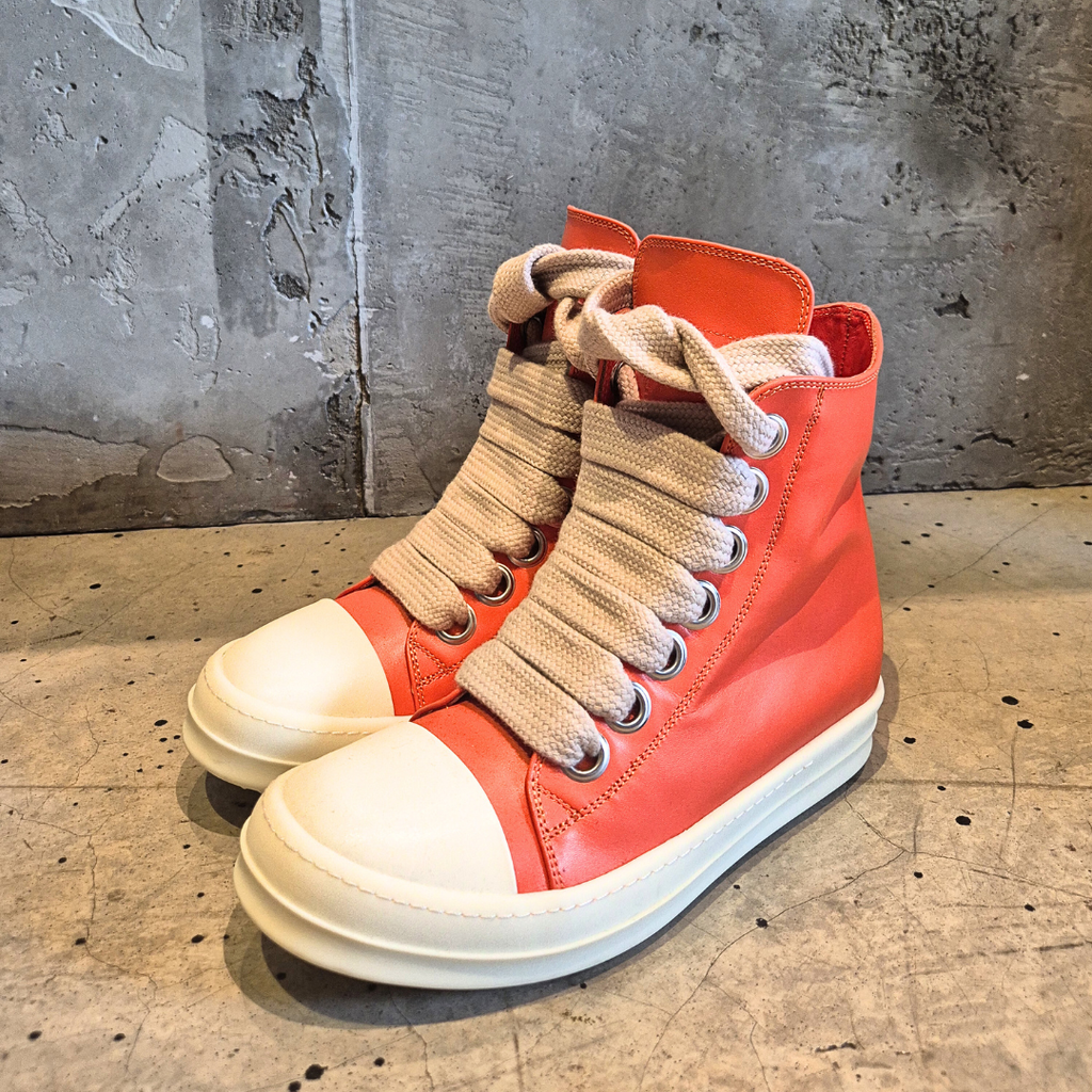 High-Top Sneakers – Orange