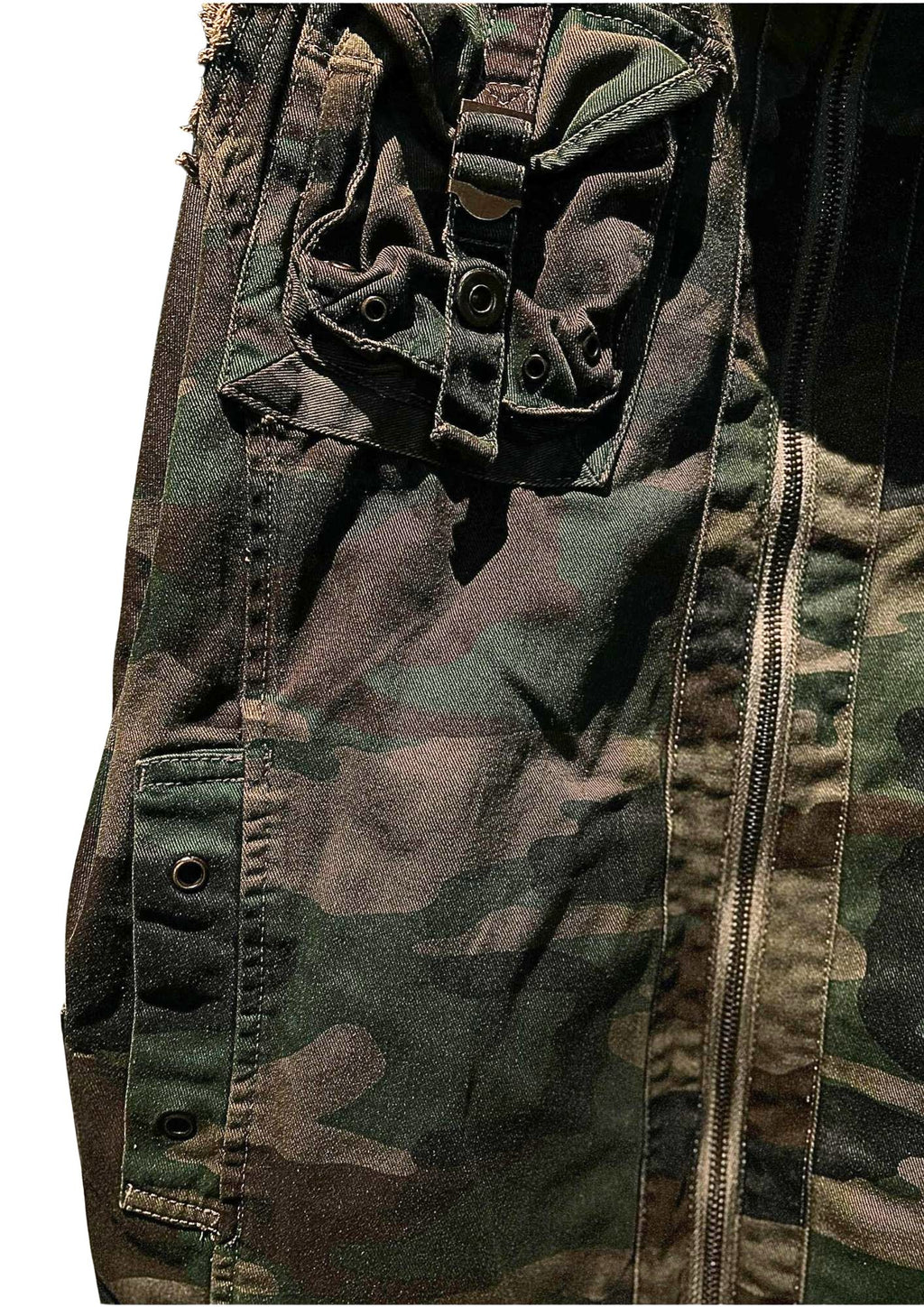 Beno Zip-Up Tactical Camo Vest