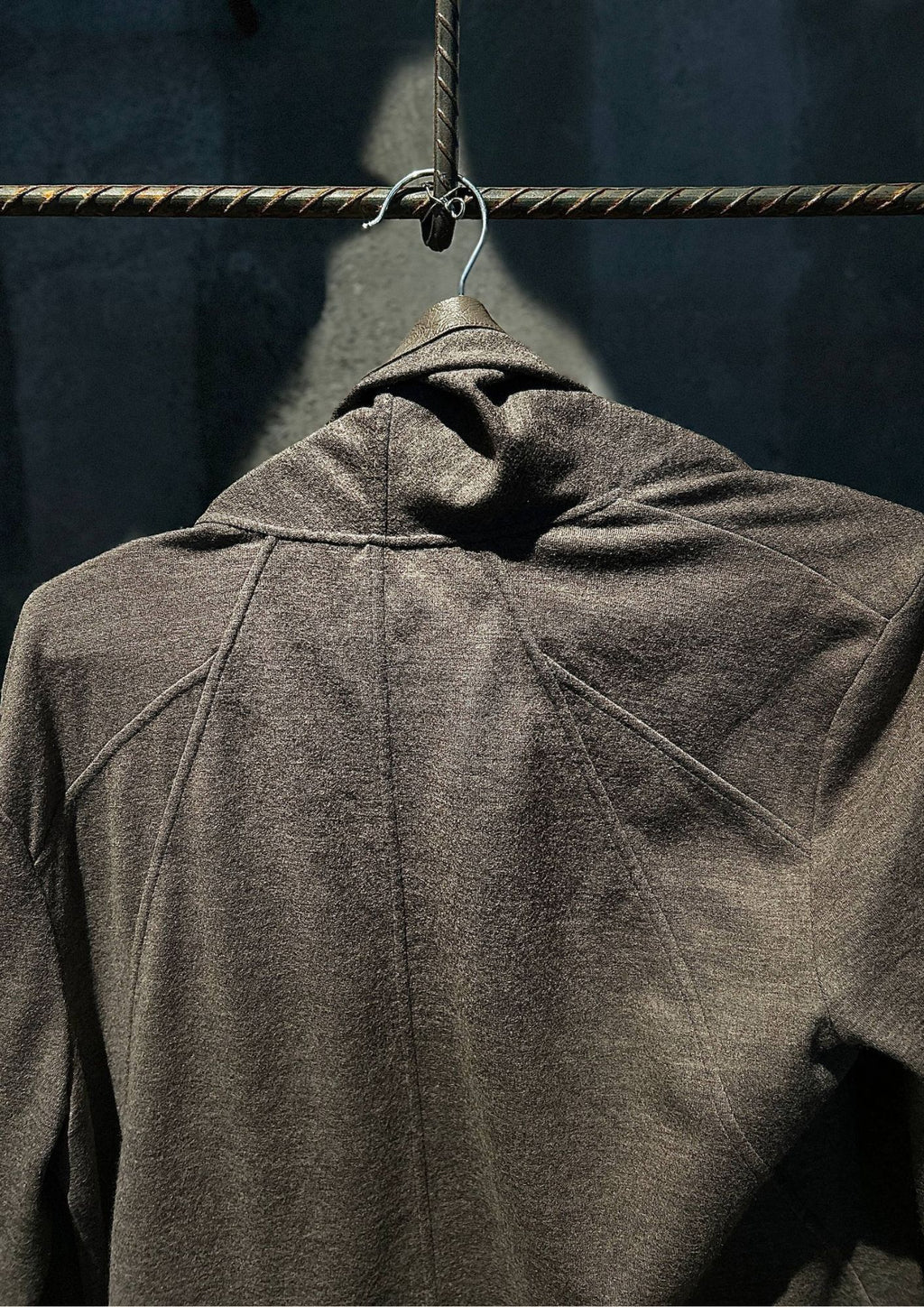 Helmut Lang Asymmetric Drape Wool Top