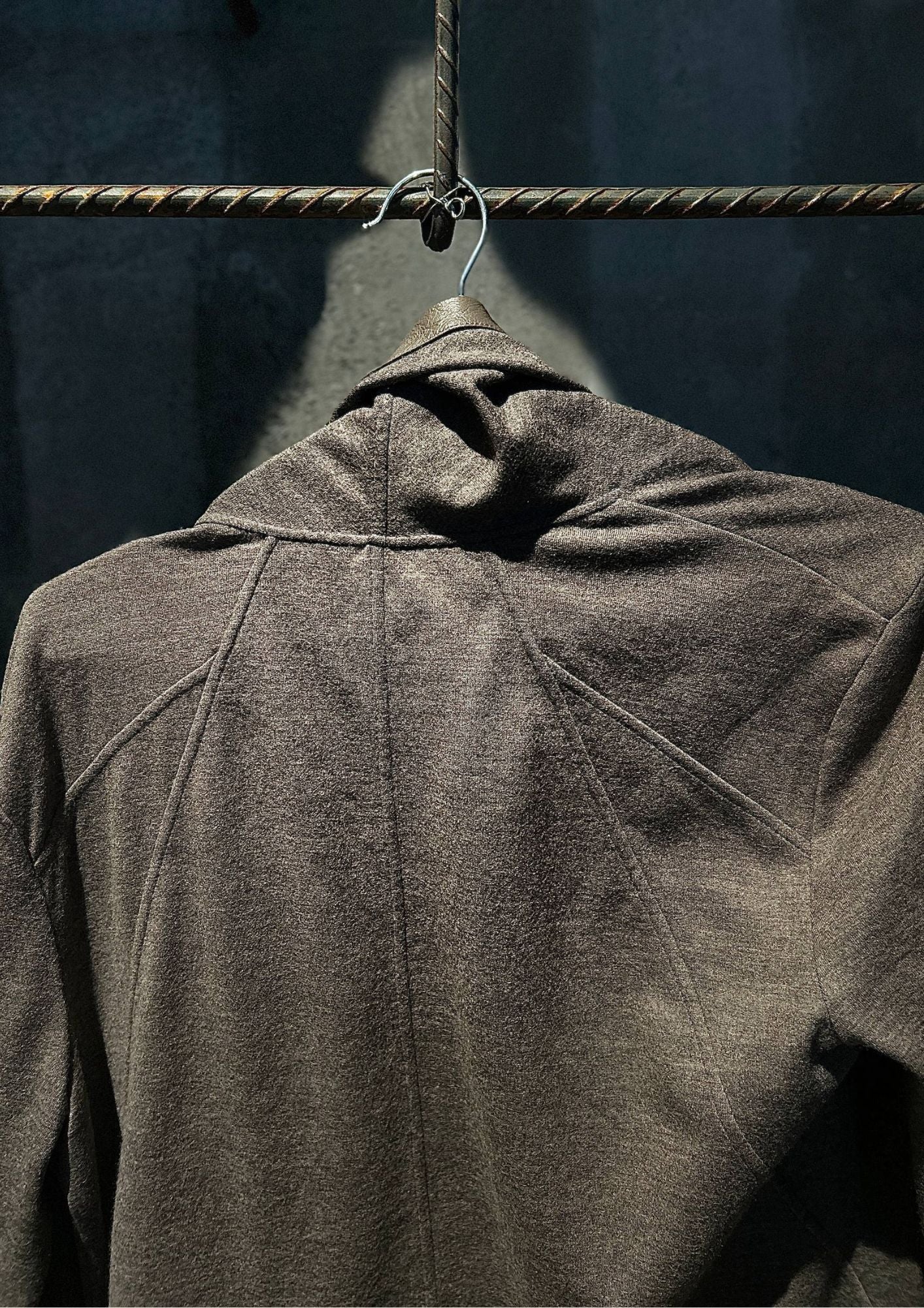 Helmut Lang Asymmetric Drape Wool Top