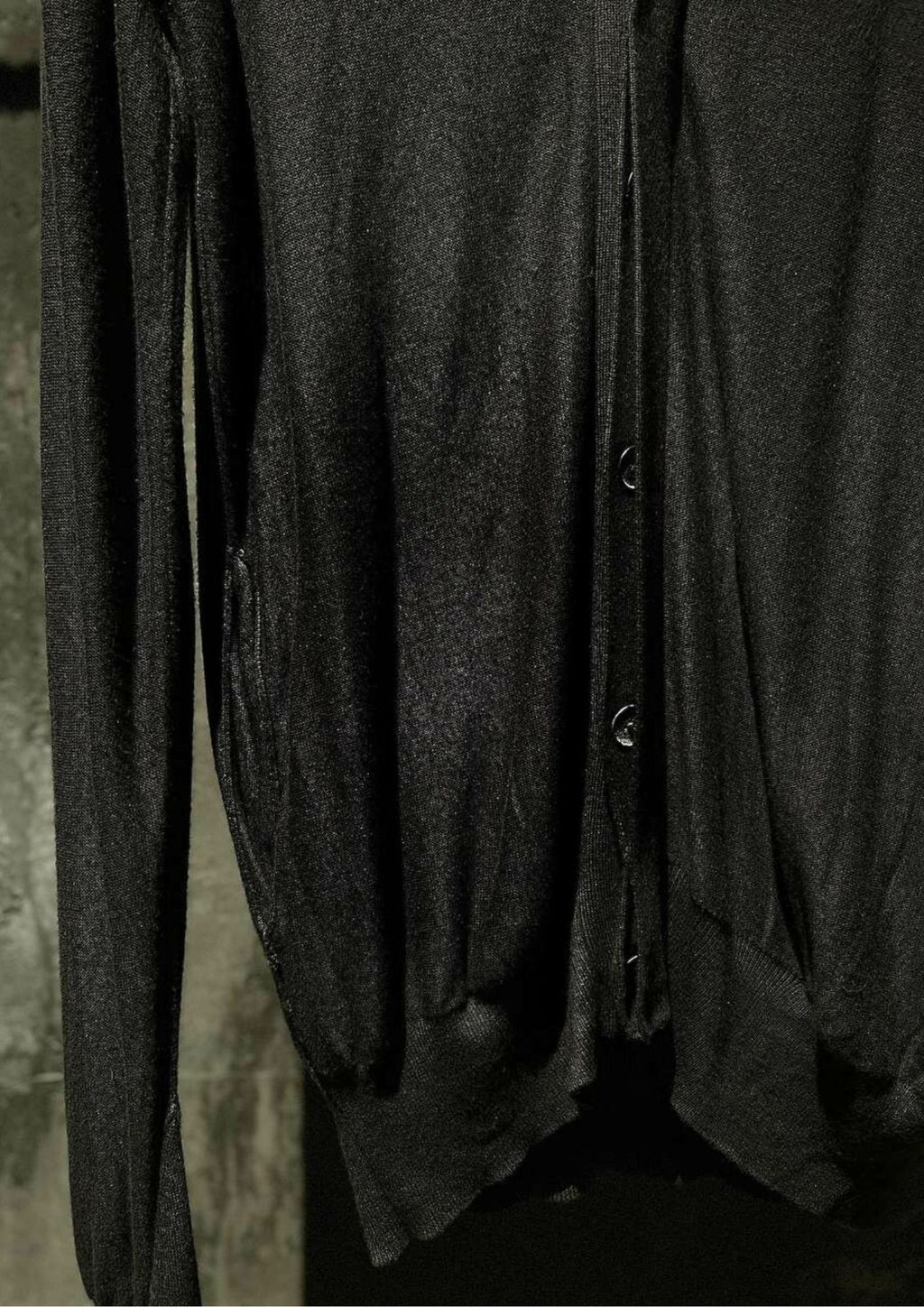 Alexander Wang Lightweight Draped Cardigan – Charcoal Grey