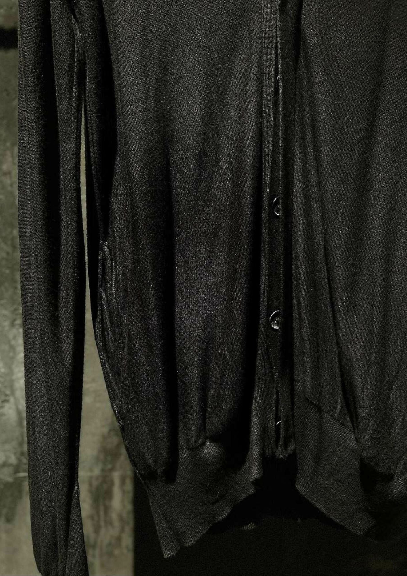 Alexander Wang Lightweight Draped Cardigan – Charcoal Grey