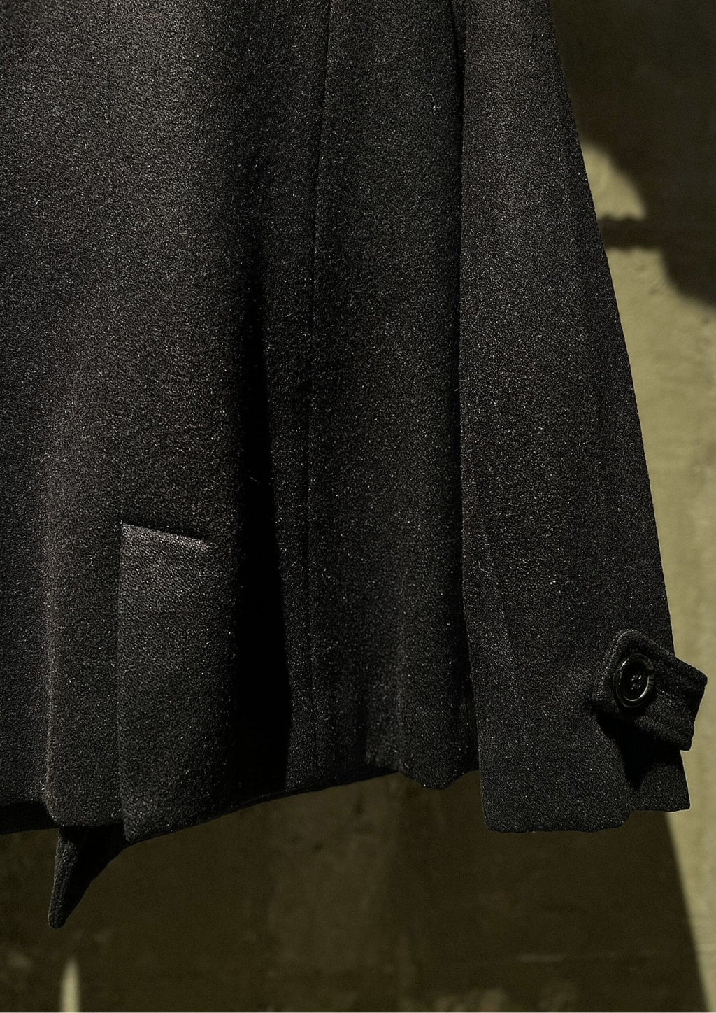 BEAMS BOY Wool Blend Peacoat – Navy