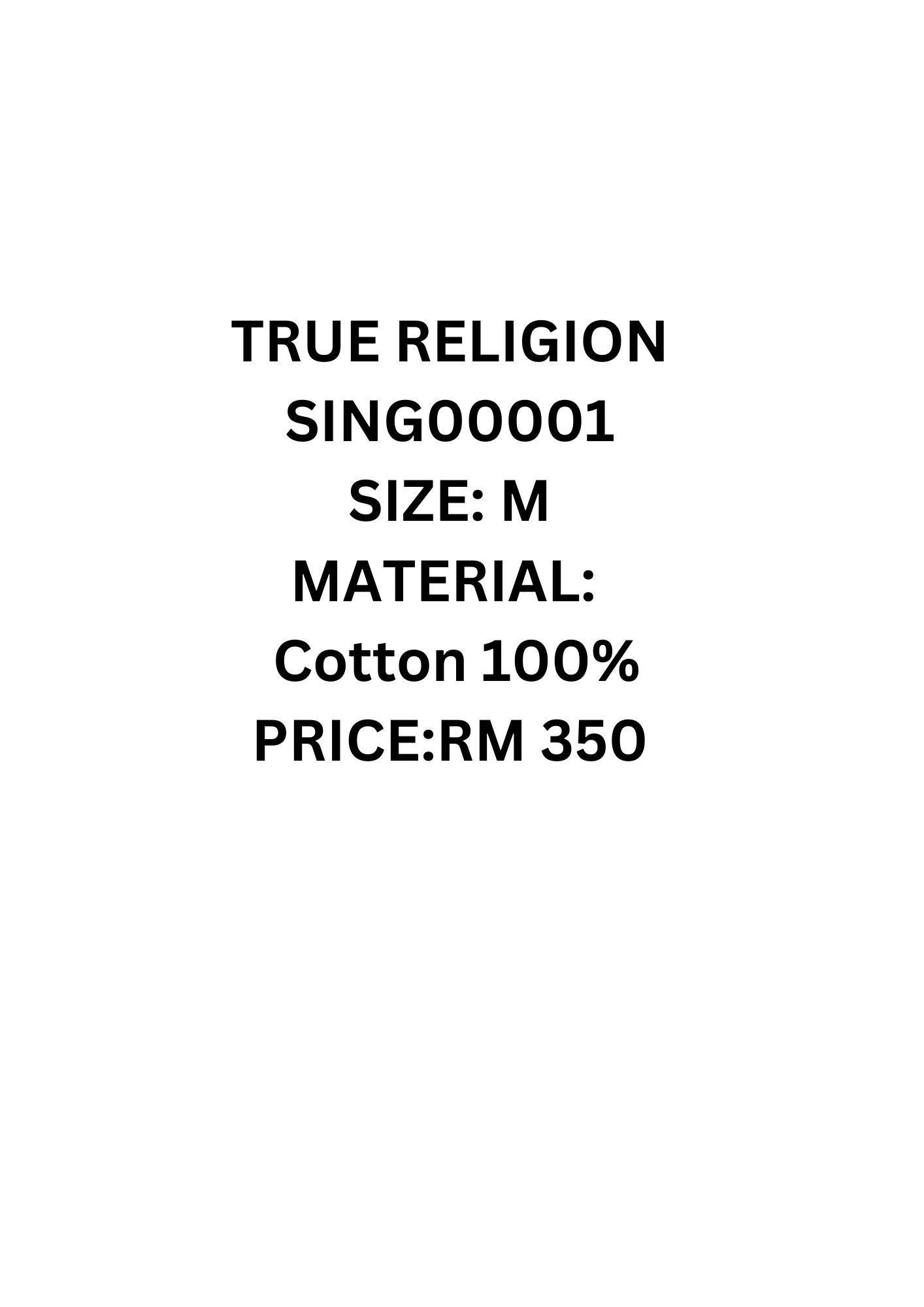 TRUE RELIGION Singlet