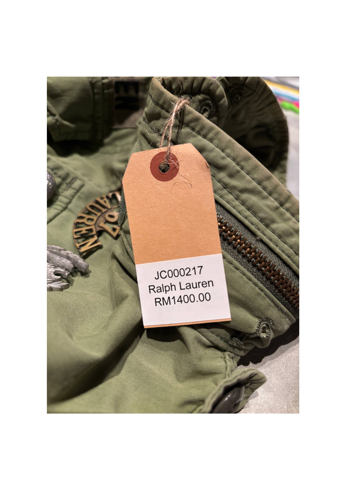 Ralph Lauren Multi-Patch M-65 Style Jacket
