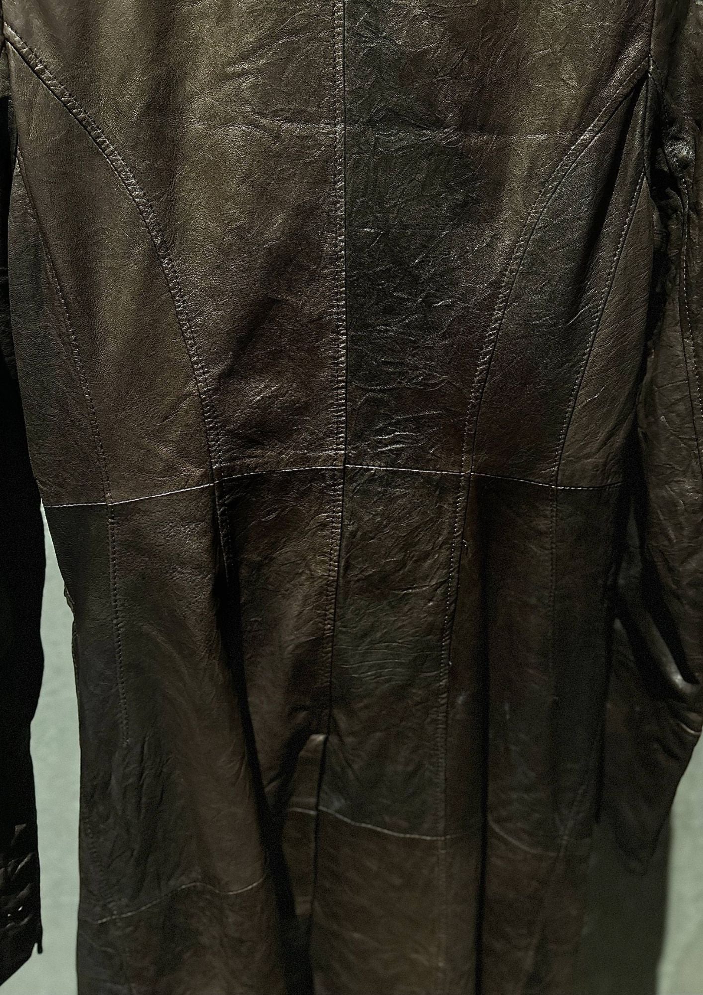 Travento Vintage Leather Coat