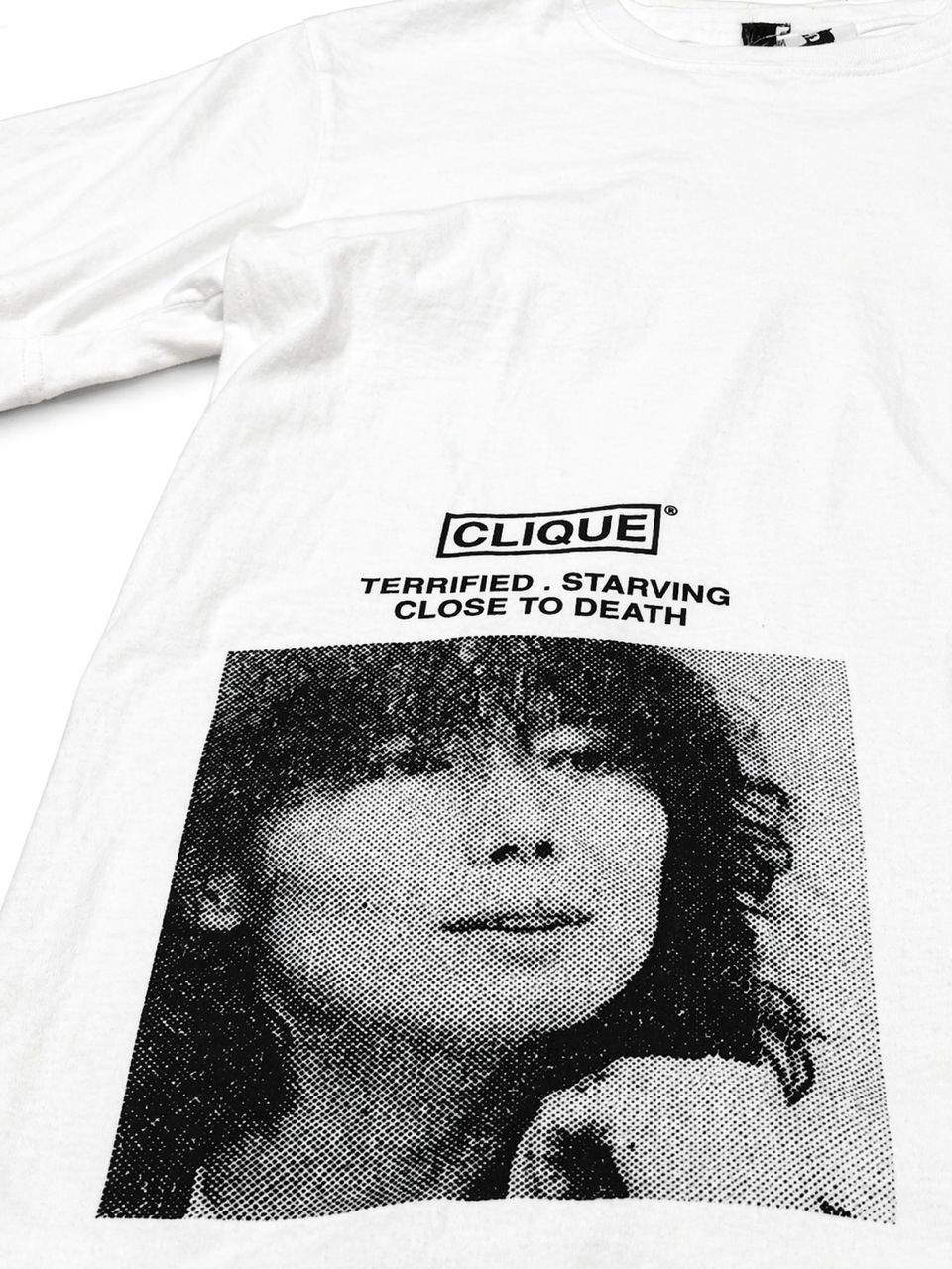 Master of None Rei Kawakubo CLIQUE Monochrome Graphic Tee - FRAK/TURE Archive