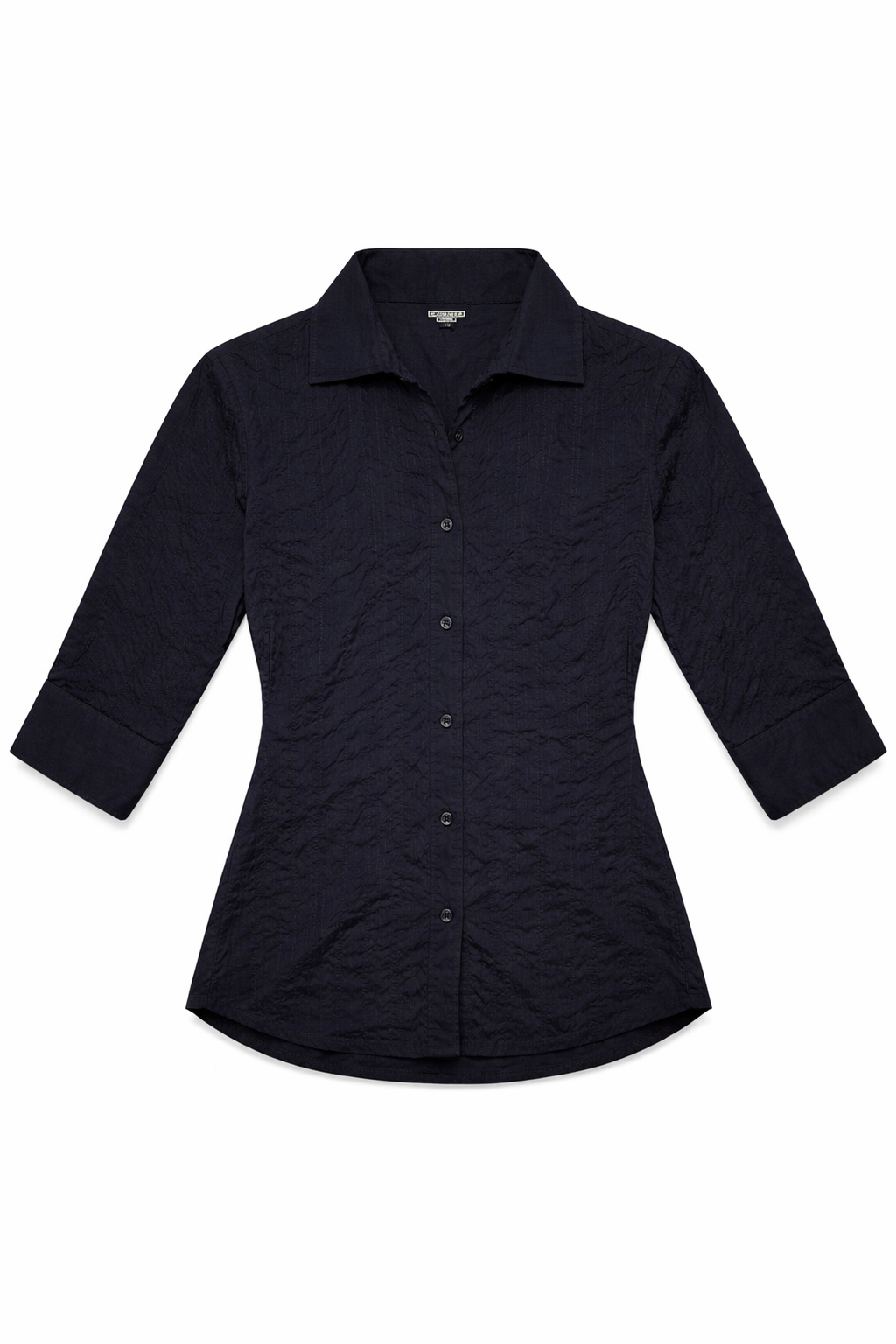 Tornado Mart Plisse Seersucker-style Crinkle Tech Top