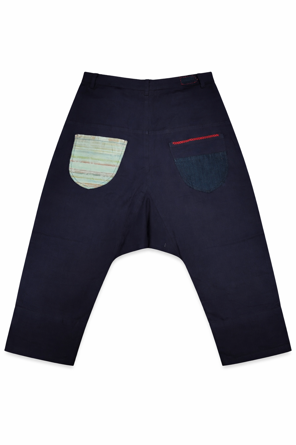 Boro/sashiko Ethnic Textile Fusion Pants