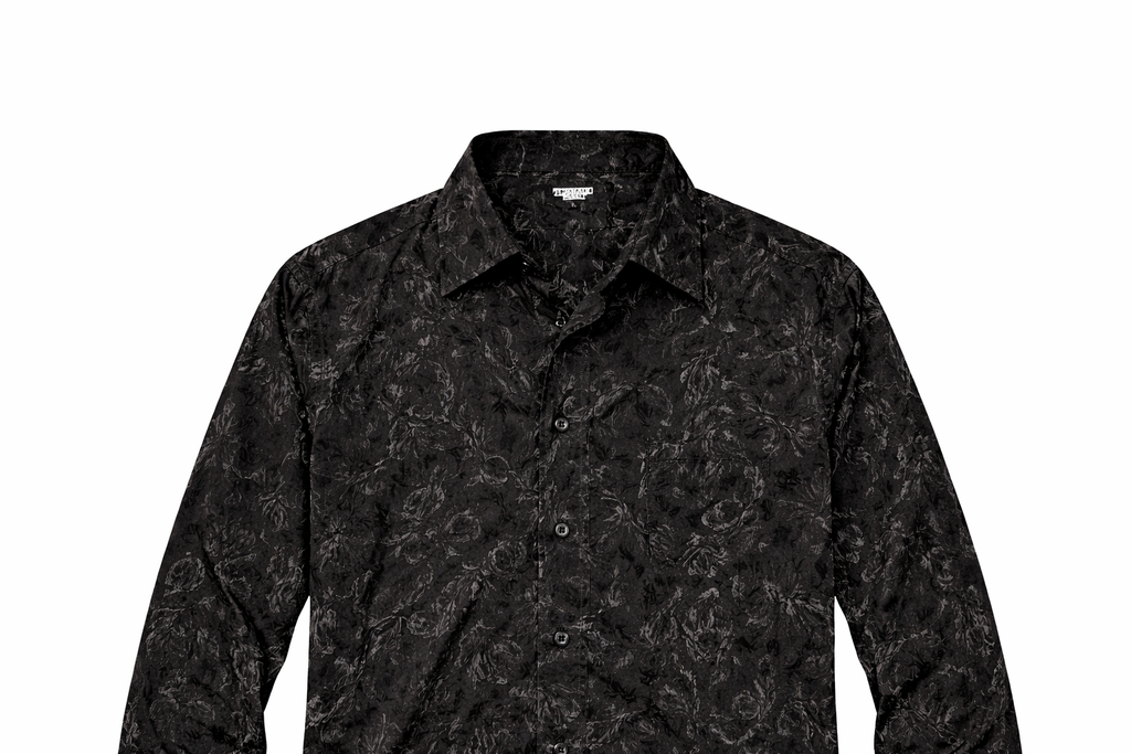 Tornado Mart Archival Floral Jacquard Button Up