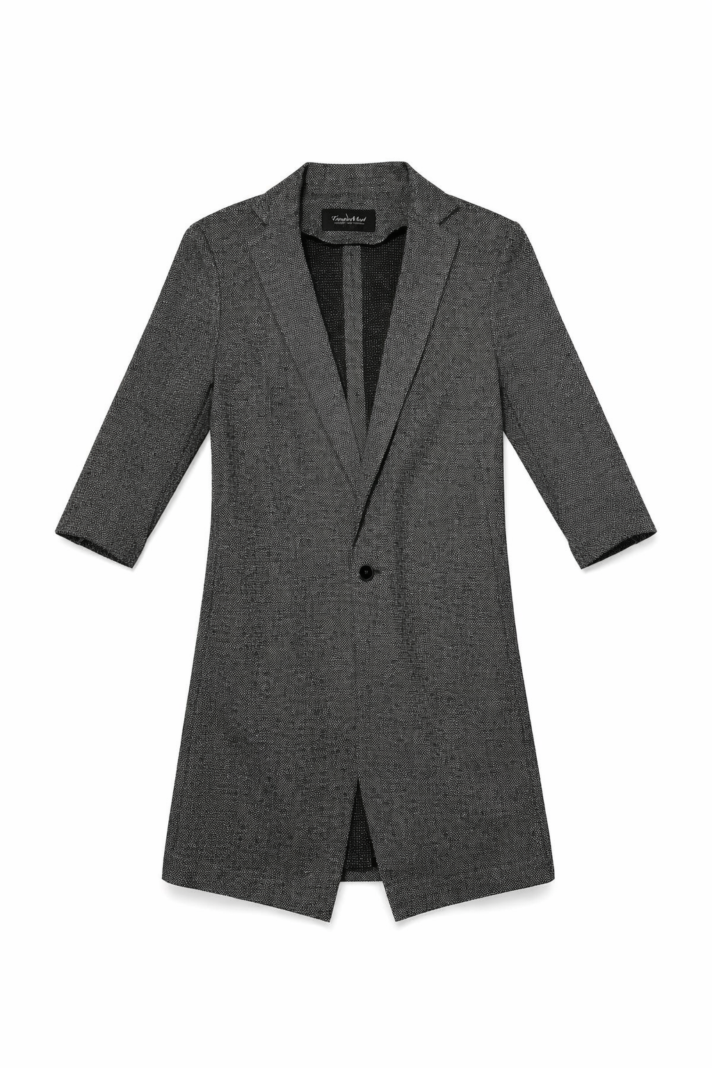Tornado Mart Textured Knit Tailored Blazer