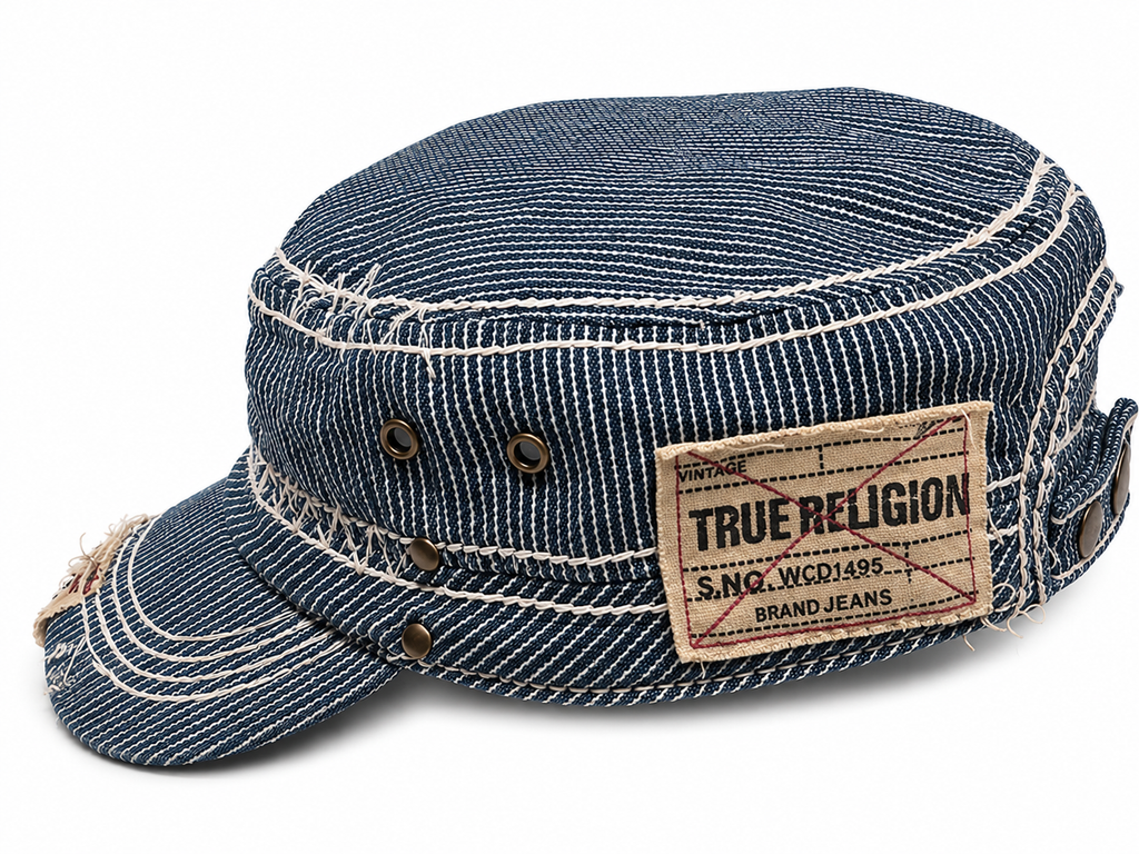 True Religion Hickory Stripe Cadet Cap