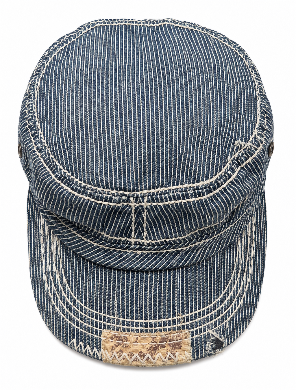 True Religion Hickory Stripe Cadet Cap