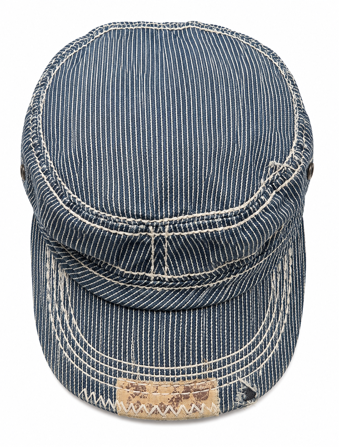 True Religion Hickory Stripe Cadet Cap