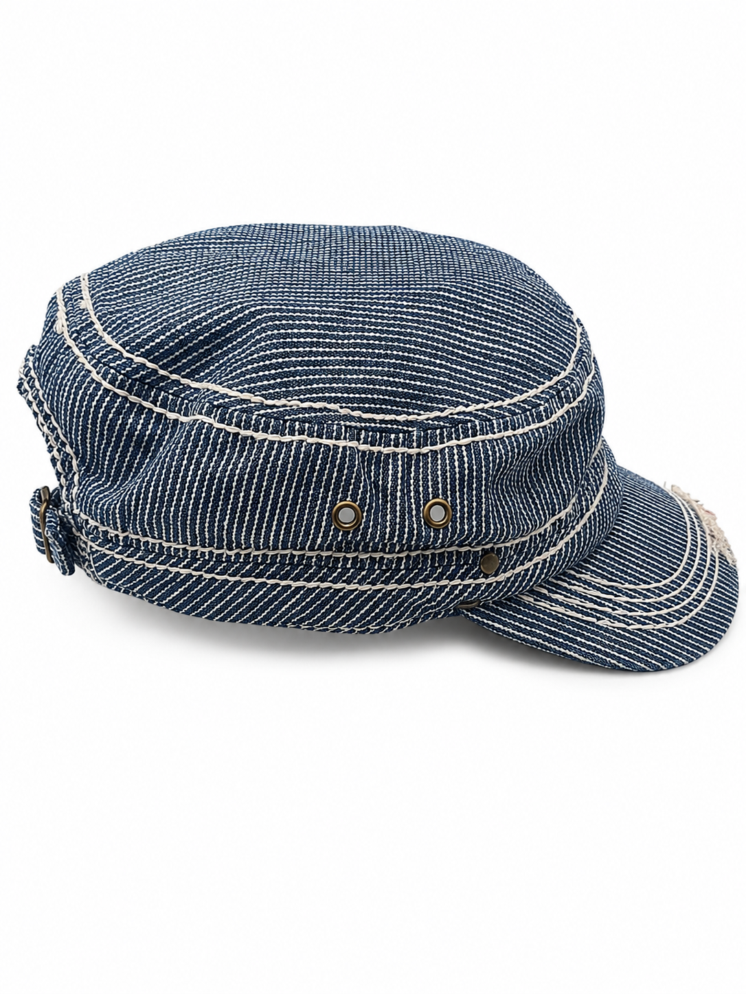 True Religion Hickory Stripe Cadet Cap