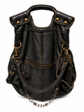 100% Full Grain Bark Leather Avant Garde Slouch Leather Bag - Anglo Leathercraft