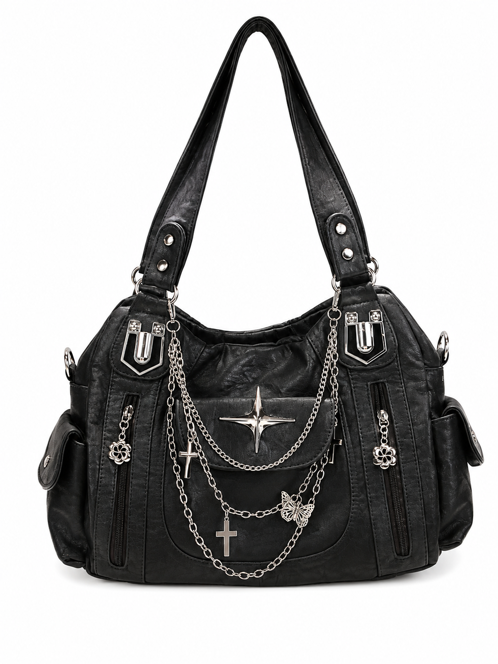 HANDBAG WITH CHARMS