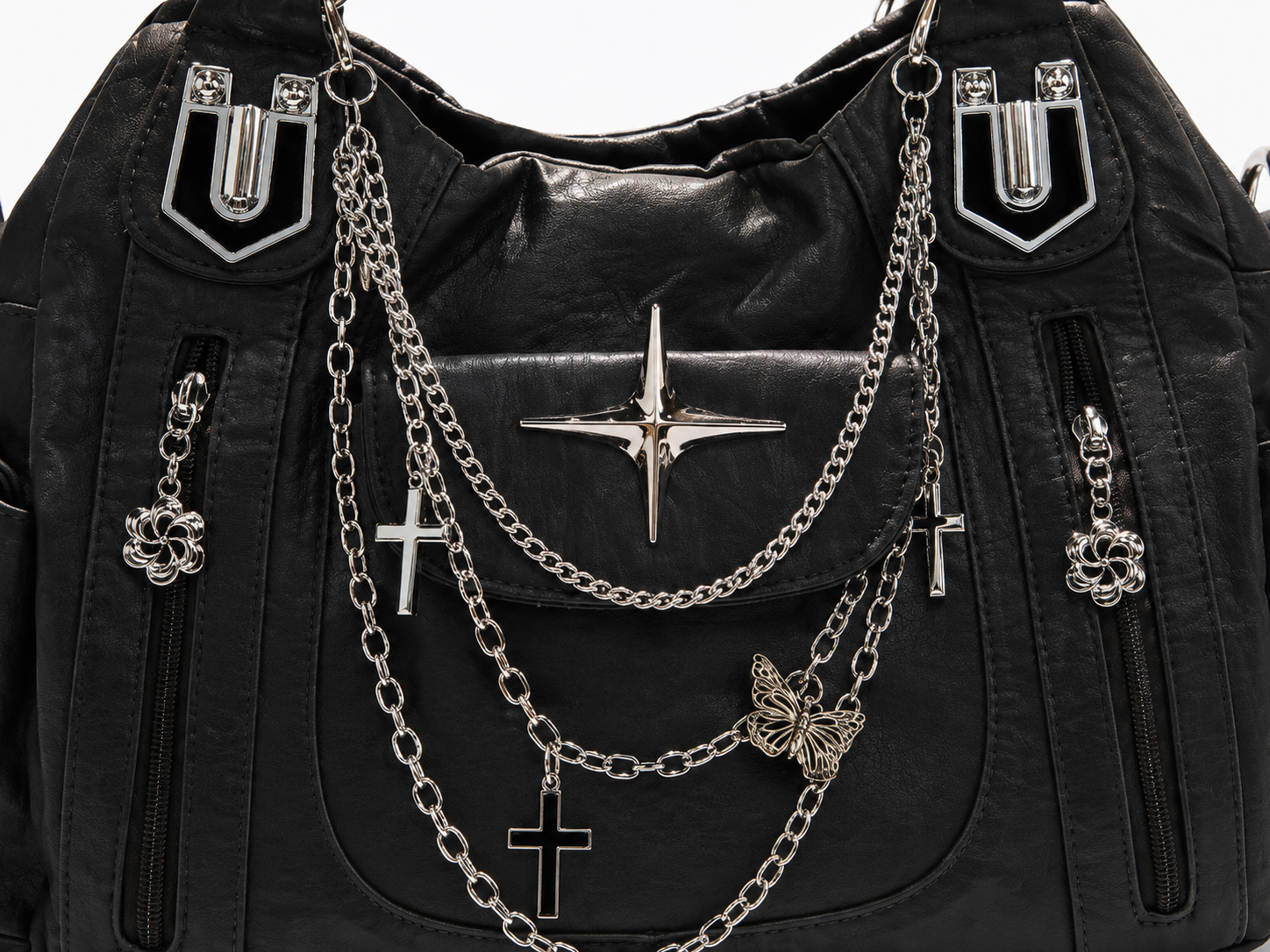 HANDBAG WITH CHARMS