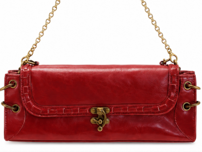 Vintage Style Burgundy Chain Bag