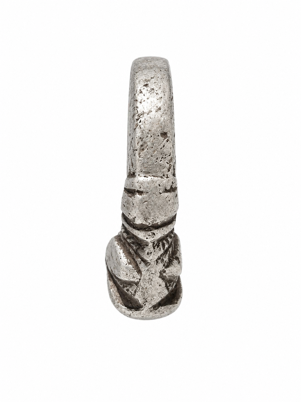 Antique Afghani Silver Alloy Bangle