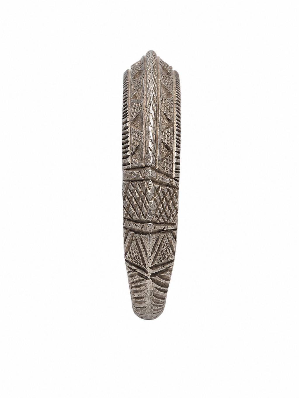 Antique Afghani Silver Alloy Bangle