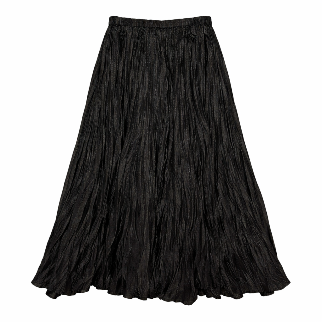 Sunrose Grey Long Skirt SKT00022 - Front view