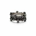 CH Fleur Cross Ring