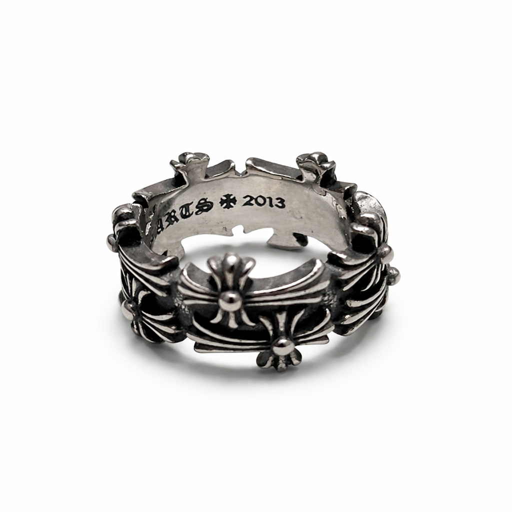 CH Fleur Cross Ring