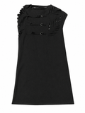 Japanese Laser Cut Cocoon Dress