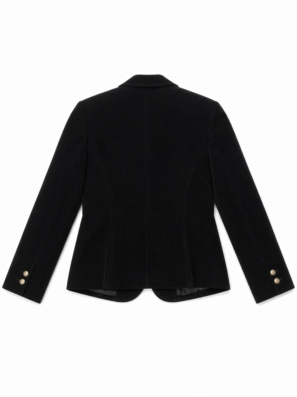 Regal Edge Velvet Blazer