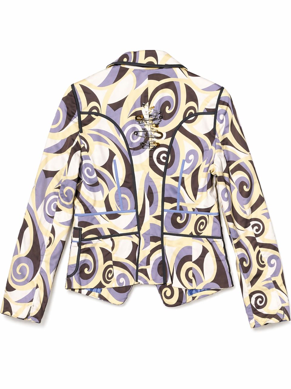Motif Blazer with pinwork behind