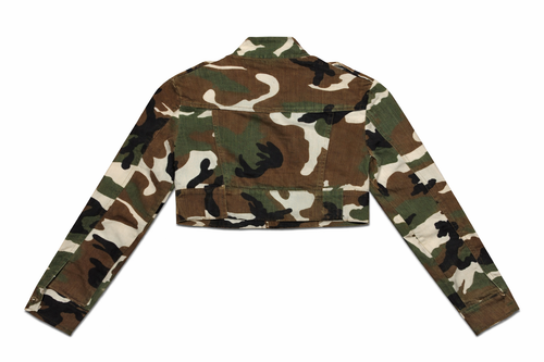 BERNINI Cropped Tactical Jacket