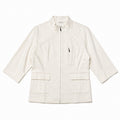 Ivory Minimal Utility Jacket