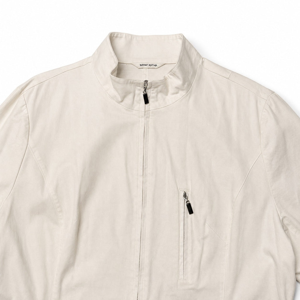 Ivory Minimal Utility Jacket