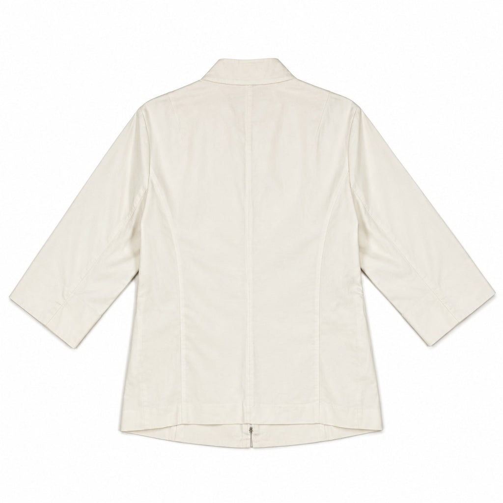 Ivory Minimal Utility Jacket