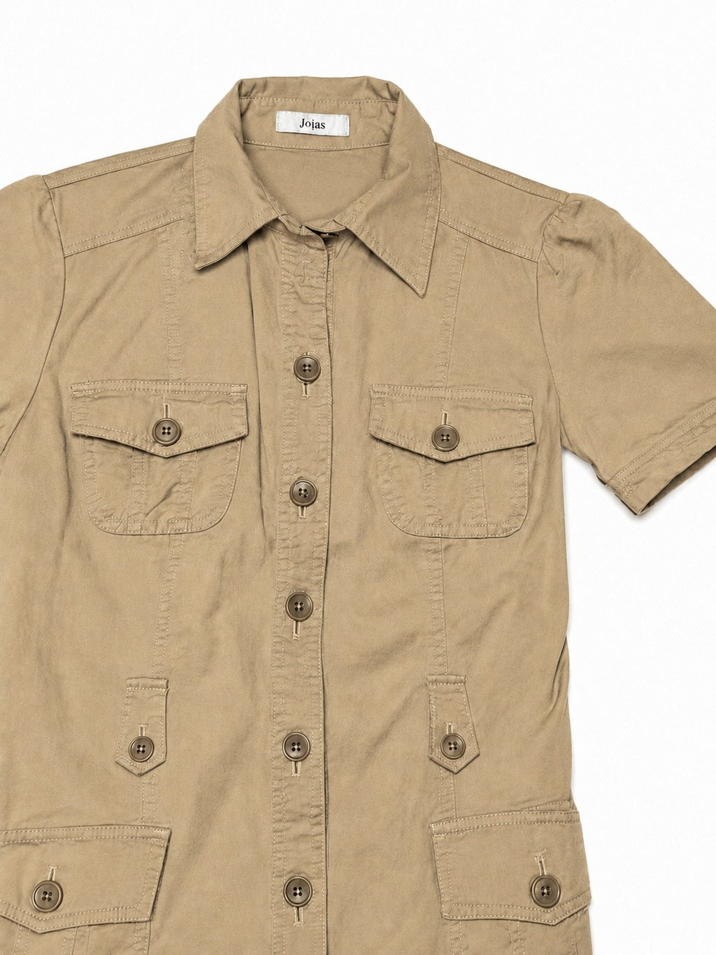 Khaki Multi Pocket Utility Dress