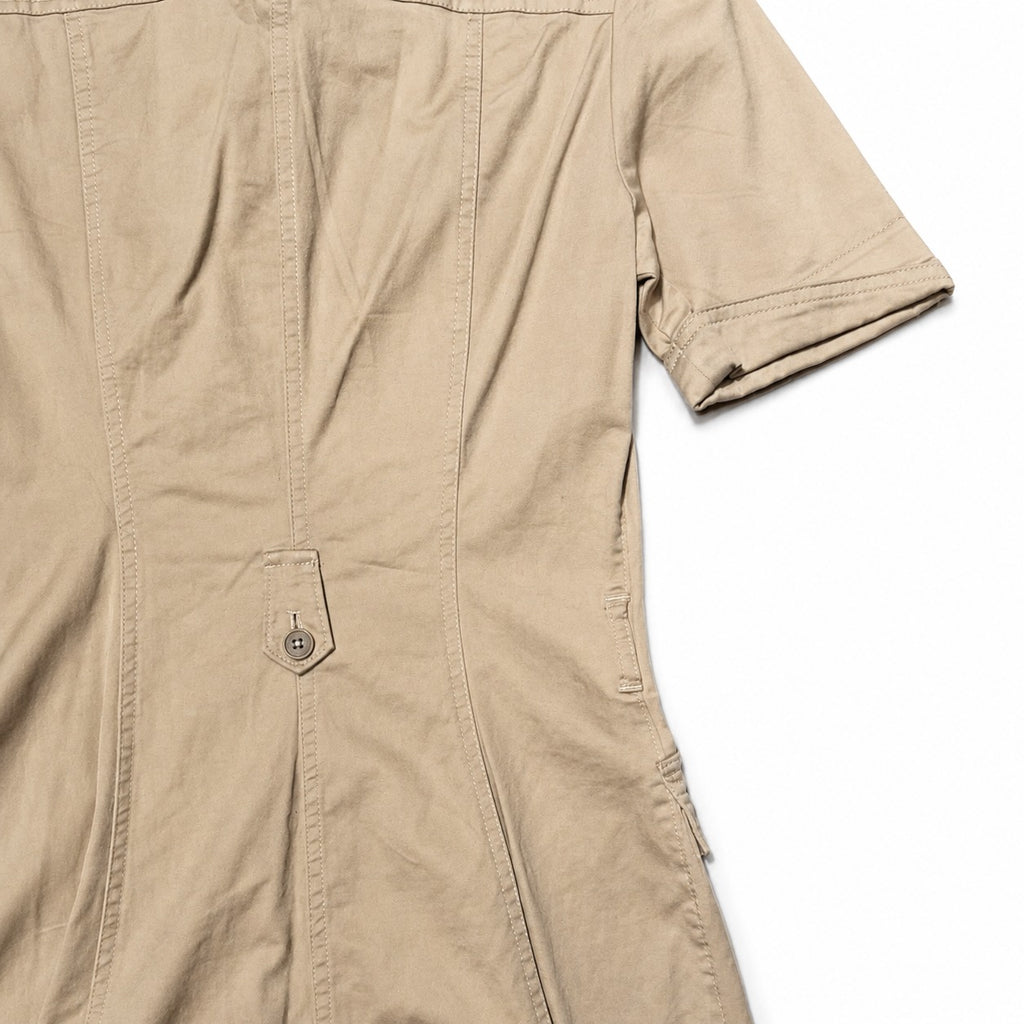 Khaki Multi Pocket Utility Dress