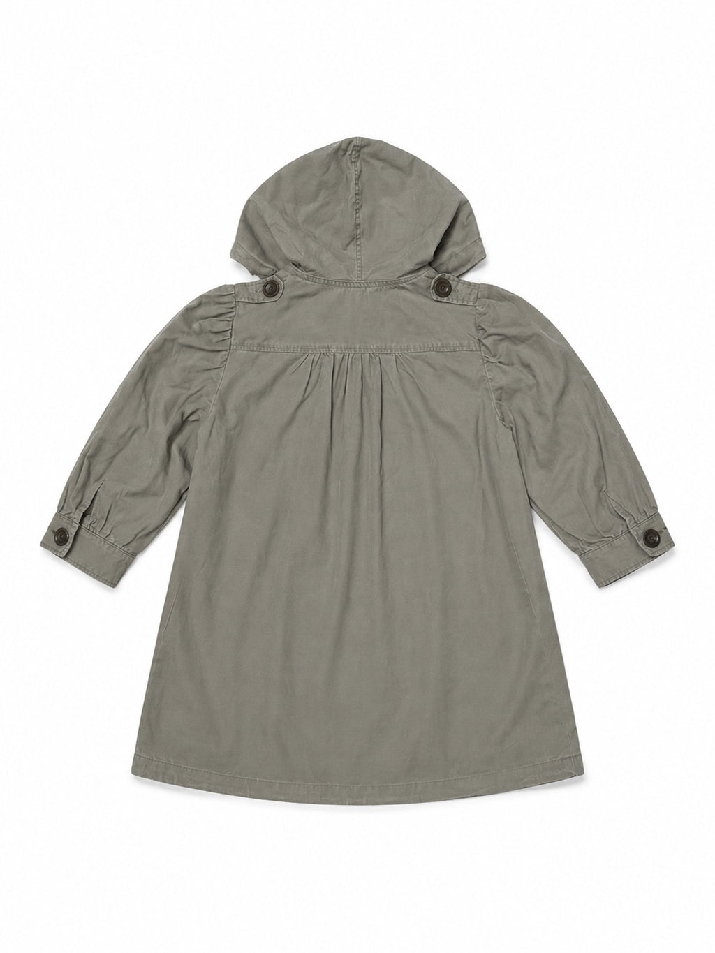 Washed Cargo Hooded Coat