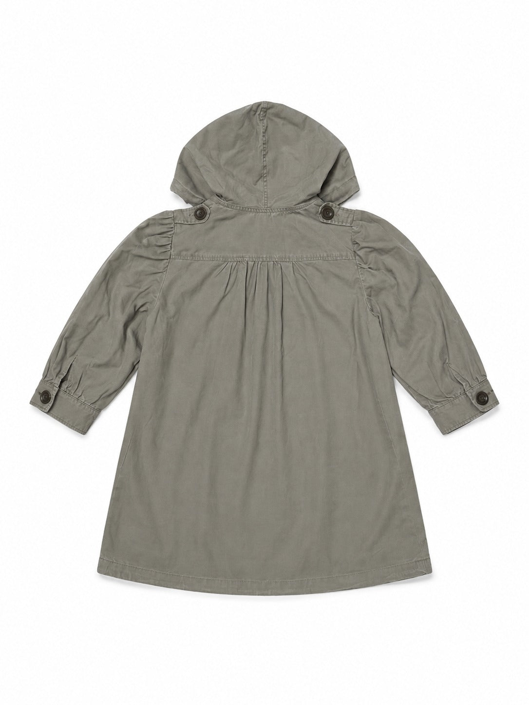 Washed Cargo Hooded Coat