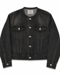 Passage Club Collarless Denim Jacket