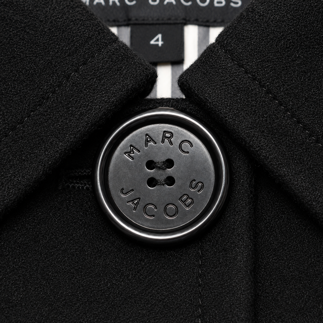 Marc Jacobs 2008 Striped-Lined Wool Coat — Photo 4 | FRAK/TURE Archive