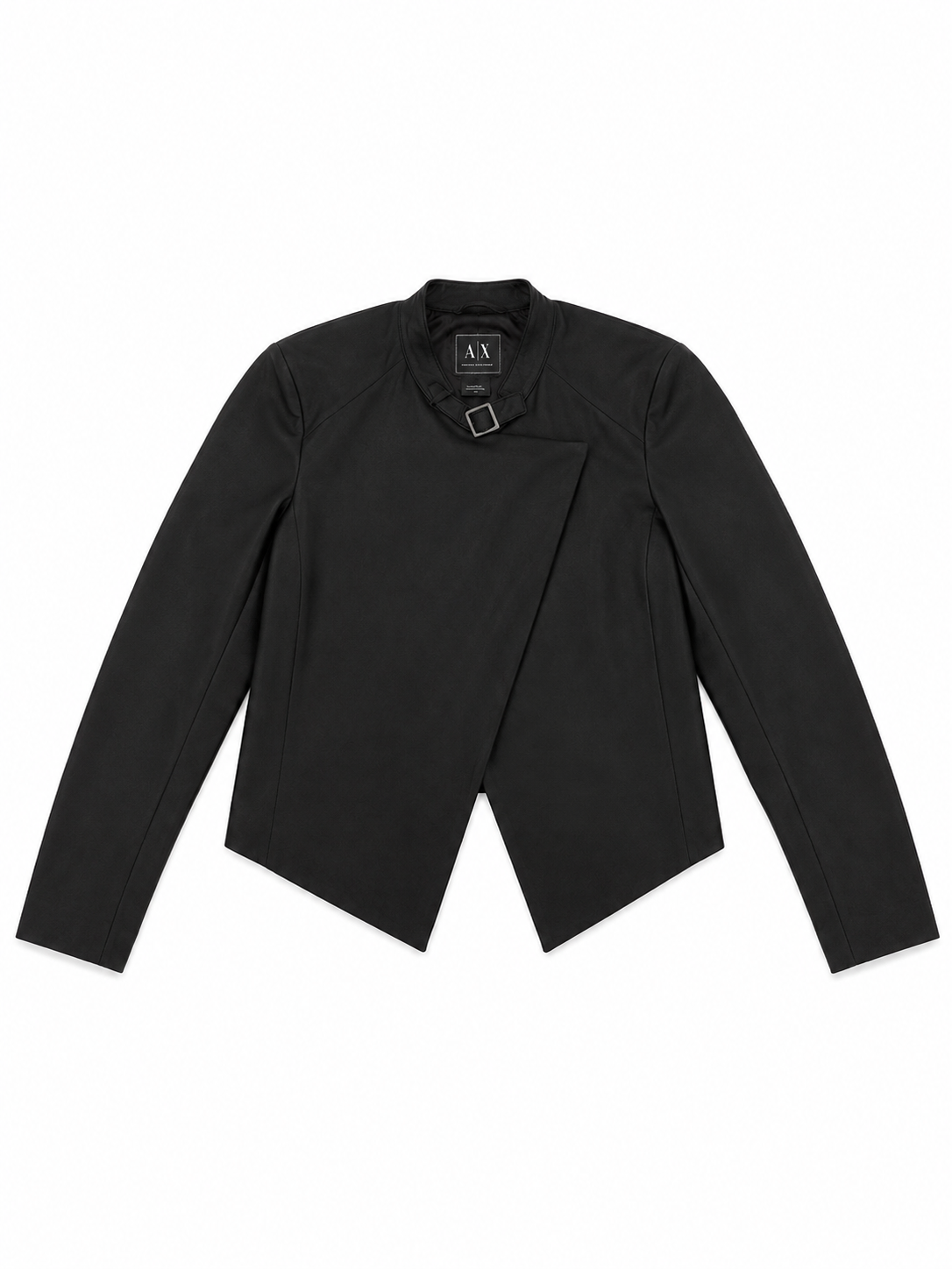 Armani Exchange Archive (A|X) Asymmetrical Zip/Wrap Moto Jacket SS12 Collection — view 1