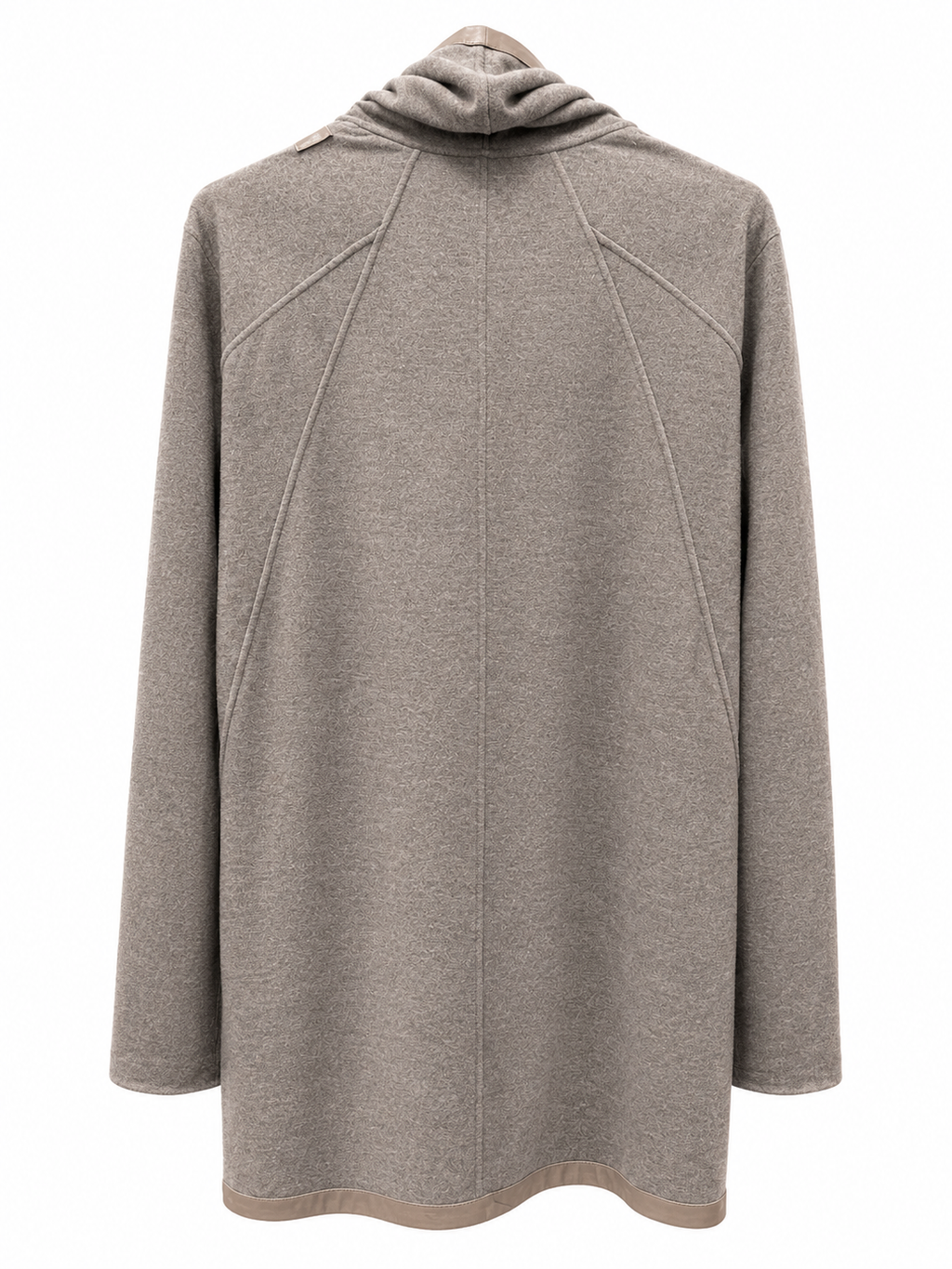 Helmut Lang Wool Hooded Coat with Sheepskin Collar — Photo 2 | FRAK/TURE Archive