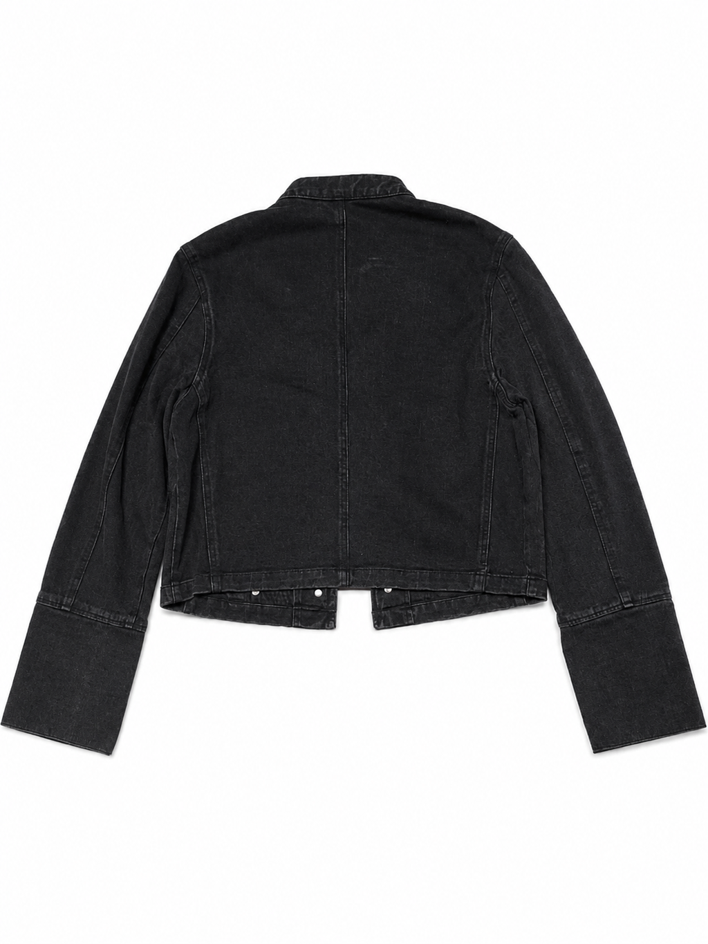 Washed Black Denim Napoleonic Hussar Jacket