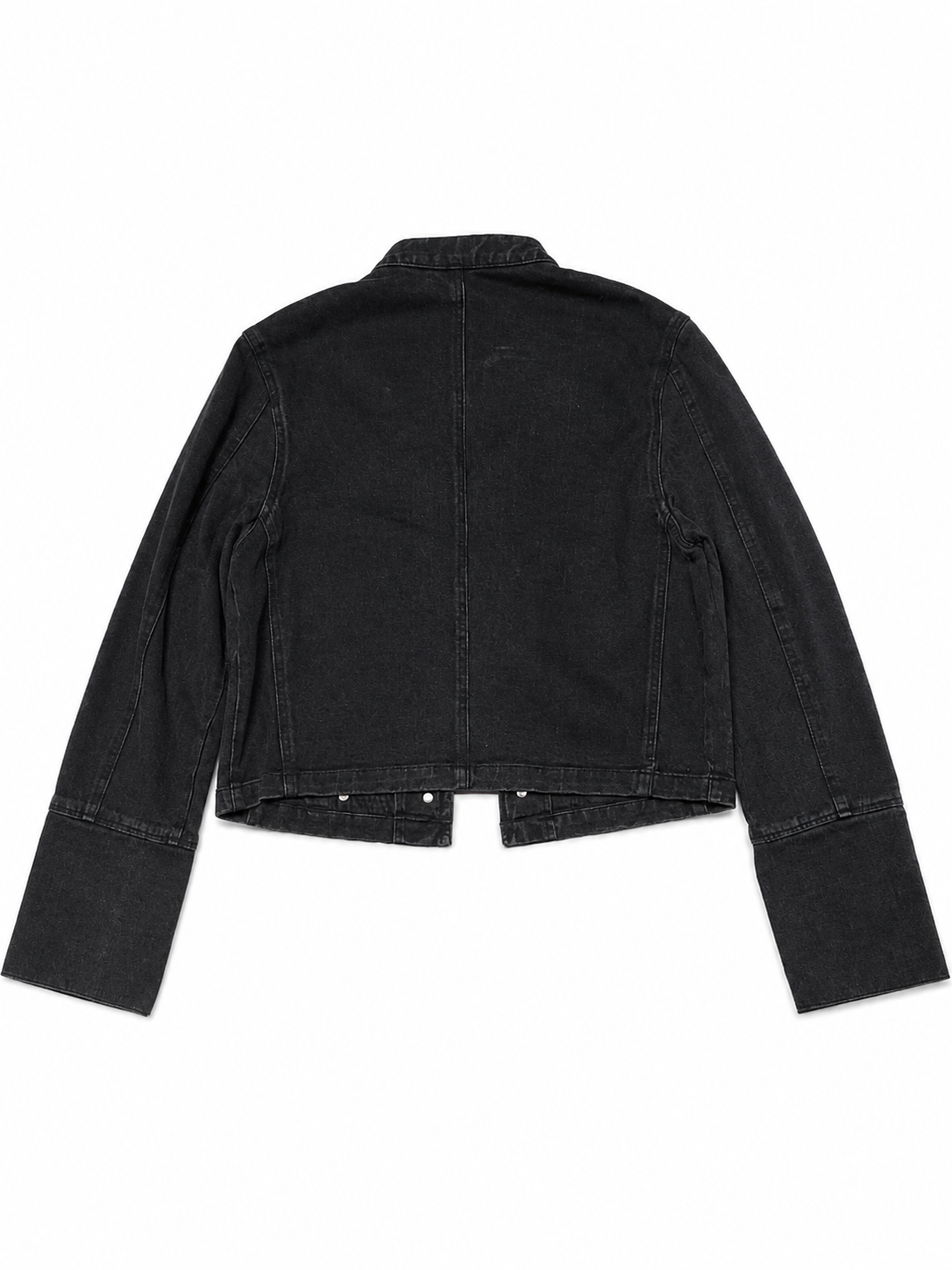 Washed Black Denim Napoleonic Hussar Jacket