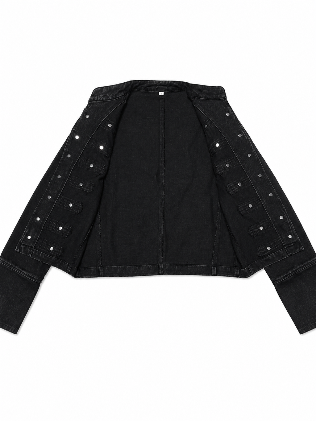 Washed Black Denim Napoleonic Hussar Jacket