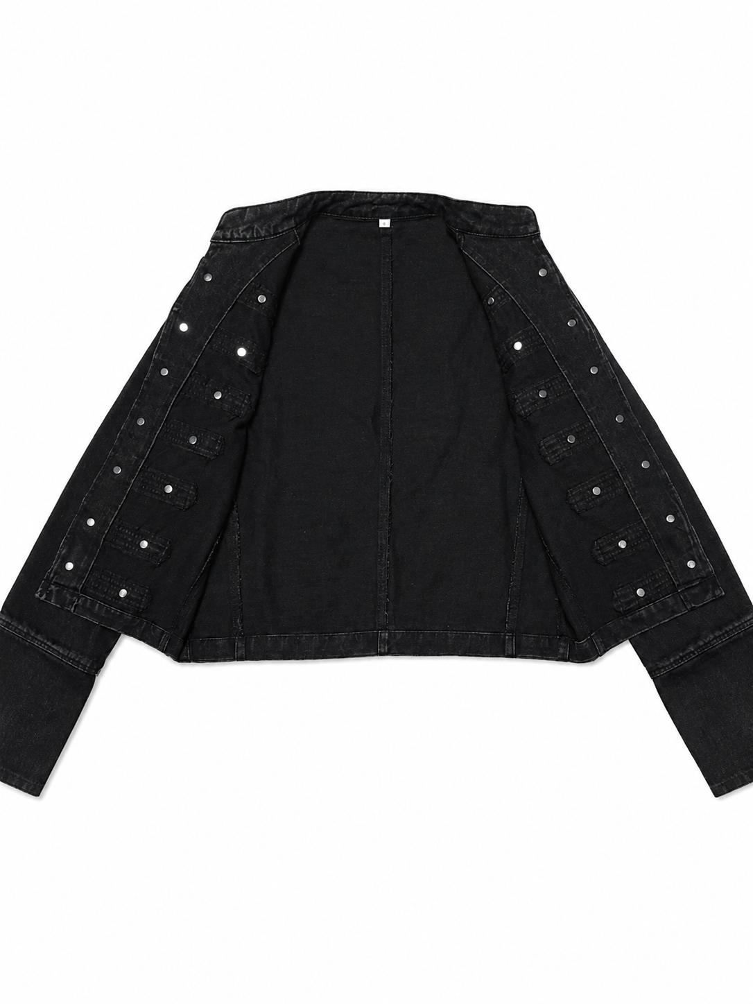 Washed Black Denim Napoleonic Hussar Jacket