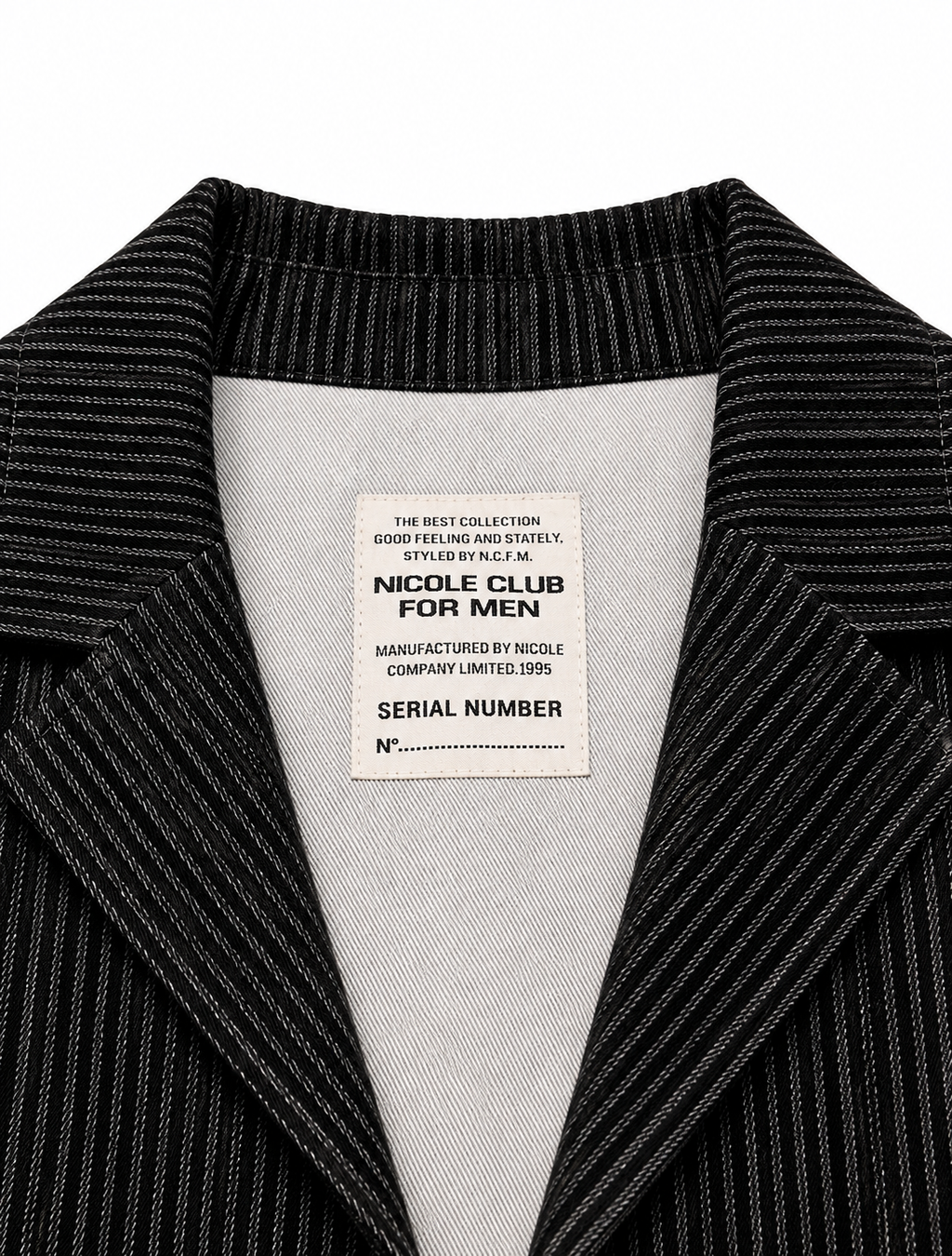 Nicole Club Homme Vertical Pleat Tailored Blazer
